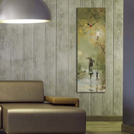 Wallity 3090CS-49 Reloj de pared de lienzo decorativo Multicolor